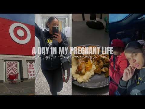 A DAY IN MY PREGNANT LIFE: Ep. 8 - Costco/Target Run + Errands w/ Ricci + Sunday Dinner