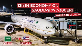 BRUTALLY HONEST | Jeddah to New York in ECONOMY aboard Saudi Arabian Airlines' Boeing 777-300ER!