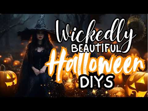 Wonderfully Witchy Halloween Crafts! Dollar Tree HALLOWEEN DIYS | Halloween DECORATIONS