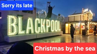 Christmas by the sea, sorry its late it's closed now 😪 but the boys loved it