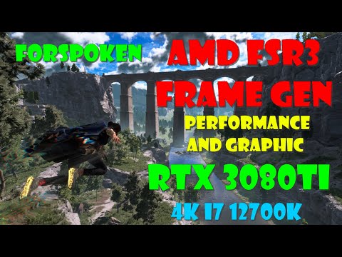 AMD FSR3 Frame Generation Forspoken RTX 3080Ti!