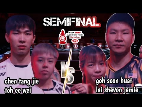 EPIC COMBINATION : chen/toh [MAL] VS goh/lai [MAL] | semifinal hsbc bwf world tour finals 2024