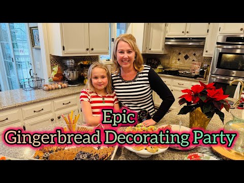 Easy and Fun Gingerbread Decorating Party on a Budget #homemade #cooking #fyp