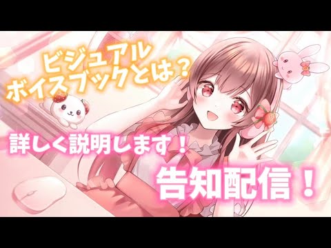 【お知らせ】ビジュアルボイスブックについて詳細をお話していくよ！【#めぐすとりーむ】