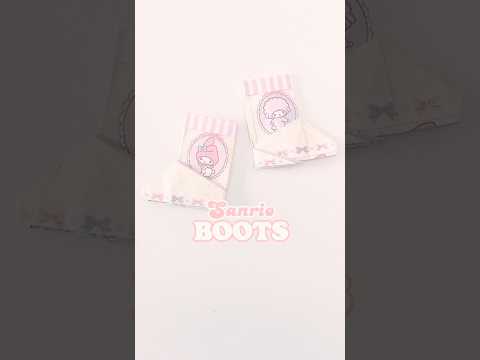 How to paper fold Sanrio Boots! #diy #papercraft #craft #paperfold #sanrio #diycrafts #paper