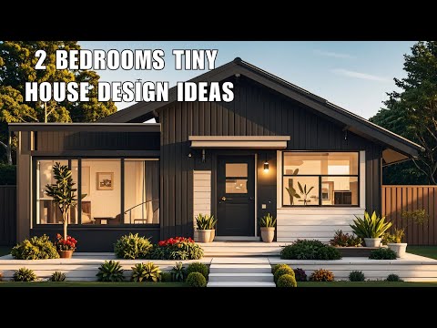 Stunning Tiny House 2 Bedrooms Design Ideas - Metal wall Cladding House Design