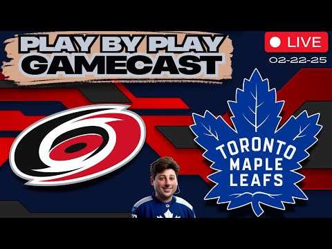 Live: Carolina Hurricanes vs Toronto Maple Leafs NHL Hockey Night in Canada