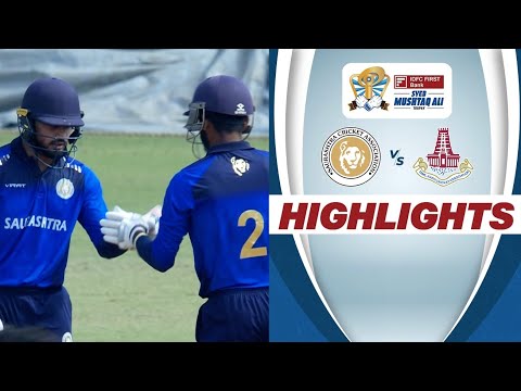 SMAT 2024, Saurashtra vs Tamil Nadu: Match Highlights