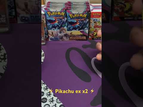 Pikachu ex TWINS!!! #pokemon #pokemontcg #pokemoncards #packopening #paldeaevolved