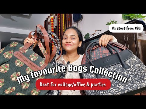 My favorite 😍 Bags Collection || Best Bags for college office wear @amazonfashion #officebags #haul