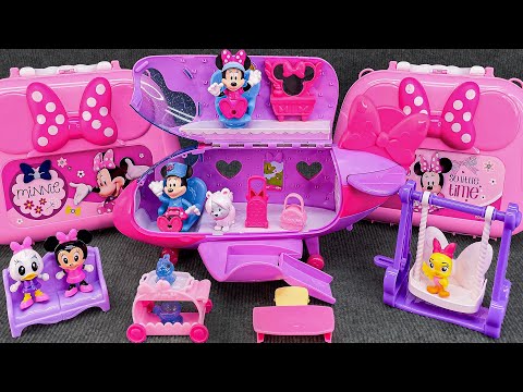 🥰Mickey ASMR🥰Zufriedenstellende Auspacken des Minnie Mouse Flugzeug-Set 🚁✈️ Disney Toys Collection