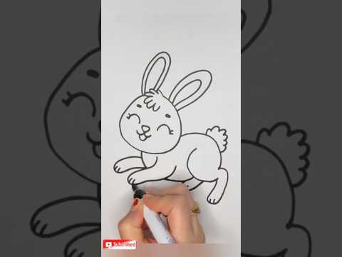 How to Draw a Cute Rabbit! 🐰🎨