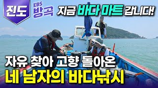 [전남 진도] 던지자마자 족족 올라오는 물고기에 찬거리 걱정 없는 마을┃놀 듯 살기로 의기투합한 네 남자┃요리 지긋지긋해 은퇴했는데 바다 주방장 된 남자┃#한국기행 #방방곡곡