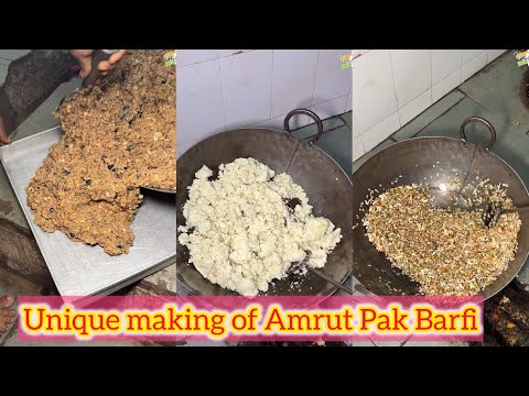 Most Unique making of Amrut Pak Barfi in Surat😍😍 Gujarati Dessert🤩🤩