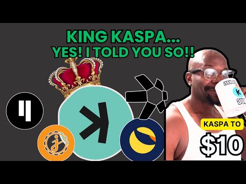 KING KASPA... YES! I TOLD YOU SO!! #kas #jas #qnt #qubic #btc