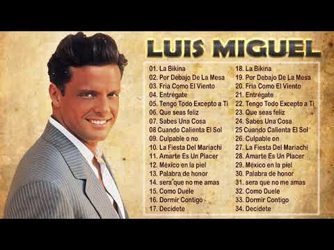 LUIS MIGUEL GRANDES ÉXITOS ROMANTICAS COLECCIÓN - LUIS MIGUEL 30 SUS MEJORES CANCIONES