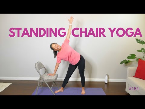 Standing Chair Yoga (Beginner Friendly) | Gentle Exercises