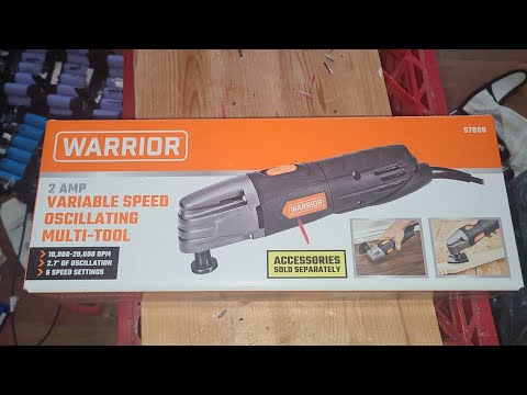 WARRIOR 2 Amp Variable-Speed Oscillating Multi-Tool Corded #DIY