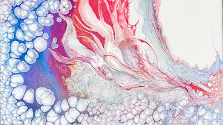 PEARL OMBRÉ FLIP CUP - Super Fun and Easy #acrylicpouring #pearlpour #fluidart