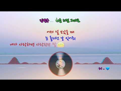 김범수  ... 처음 느낌 그대로 (가사)