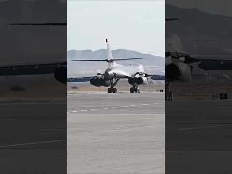 B-1B Lancers Prepare For Takeoff During Bamboo Eagle