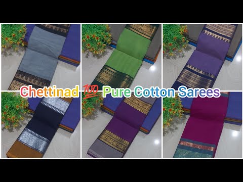 Chettinad 💯 Pure Cotton Sarees 🔥 what'sapp-8072957889 #mksfashion #cottonclothing #handloom