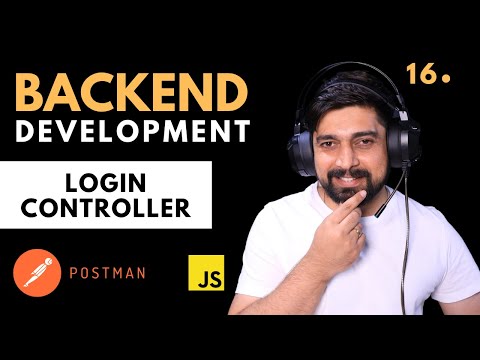 How to write login controller in MERN backend