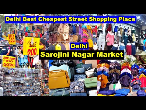 Starting Rs 10/- Best Cheapest Street Shopping Delhi| Sarojini Nagar Market Delhi|Winter Collection.