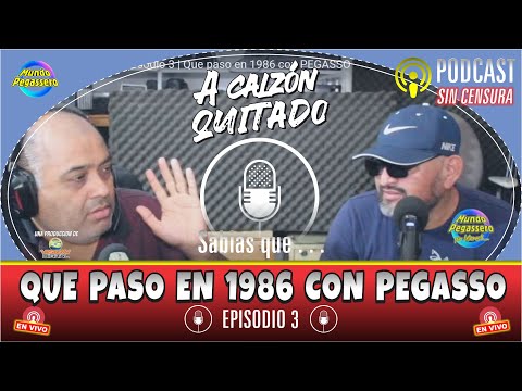 A CALZON QUITADO  | Que paso en 1986 con PEGASSO  |  Episodio 3