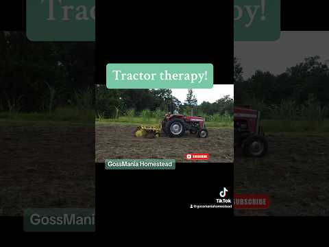 Tractor therapy! #tractor #masseyferguson #therapy #shorts #reels #garden