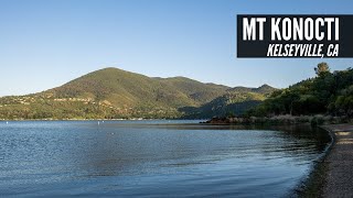 Hiking Mt Konocti, a volcano in Clear Lake with the remains of a historic cabin and a plane crash