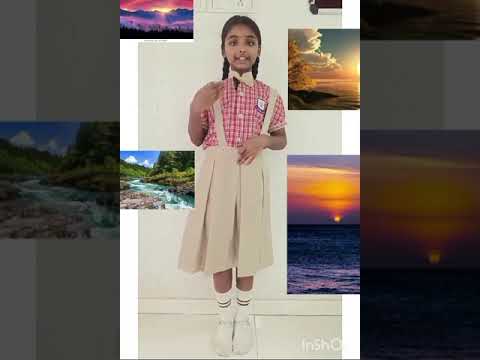 VEVEAHAM MATRIC HR SEC SCHOOL  - V STD NAVANEETHA'S  SPEECH ABOUT GOD'S CREATION