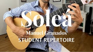 Flamenco Guitar Soleá by Manuel Granados EXPLAINED! • Diego Alonso