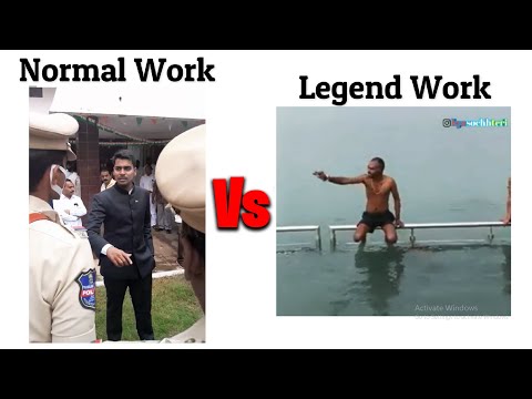 Normal Work Vs Legend Work !! Memes #viralmeme #memes