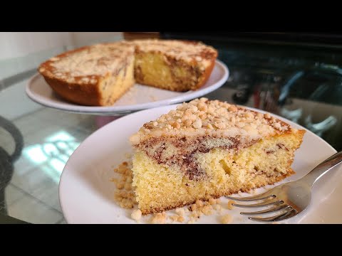 Butter Streusel Coffee Cake from scratch