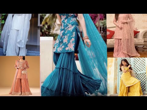 Amazing Sharara Style Dress | Beautiful Sharara Design Ideas for girls#Trendylifestyle