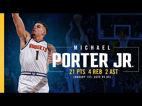 Michael Porter Jr. Full Game Highlights vs. Hawks 📺 | 1/1/25