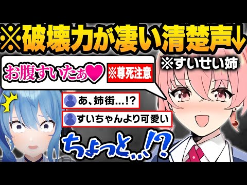 【総集編】すいせいの姉と姉妹コラボした結果...有料級の激カワボイスでガチ恋を量産する姉街×すいせい面白シーンまとめw【星街すいせい/桐生ココ/天音かなた/ホロライブ/切り抜き】