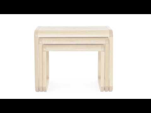 Futon Company - Oak Loop Nest of Tables