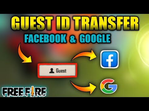 How to transfer guest account to Facebook And Gmail account in free fire || Guest I'd transfer in FF