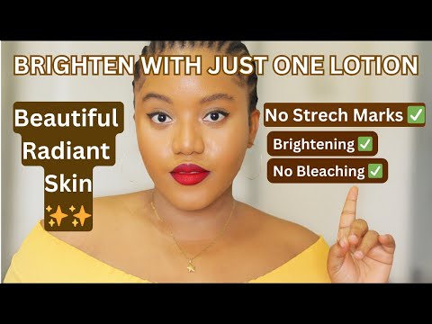 HOW I USE “ONE” LOTION TO BRIGHTEN MY SKIN FOR A YOUTHFUL AND RADIANT SKIN. Practical tips ✨