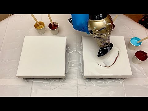 How to get ✨CELLS✨ and LACING! No Silicone or Floetrol ~ Acrylic Pouring | Fluid Art