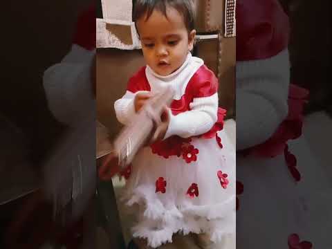 Baby Playing With Bag| #cutebaby#subscribe#shorts#baby#playing#trending#touch#down#baby#cute#frock