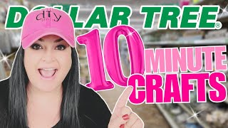 GENIUS 🤯 10 MINUTE Dollar Tree DIY Crafts