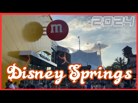 DISNEY SPRINGS 2024 AND DRONE SHOW PREVIEW #disneyworldorlando