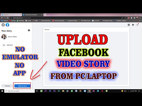 How To Add Video Story On Facebook From PC Without Any App 2022 | Latest Working Trick 2022