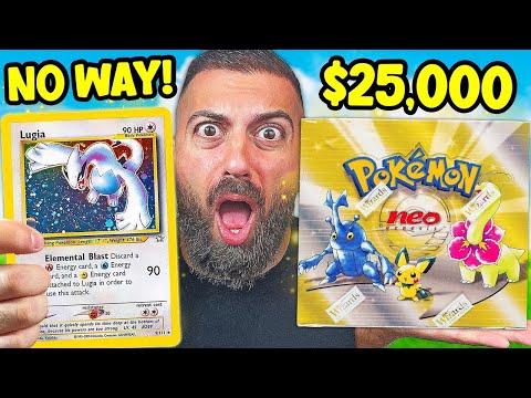 Unboxing $25,000 Pokemon Cards From 25 Years Ago!