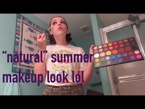 "natural" summer makeup tutorial | Jackie Adelle