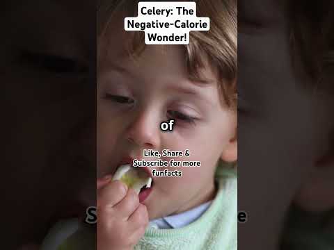 Celery: The Negative-Calorie Wonder! #superfood #facts #nutritionfacts #science