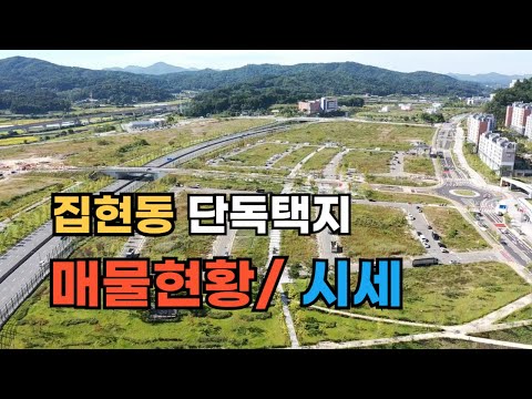 세종시 집현동 단독주택지 매물현황/ 시세 (매물접수중)